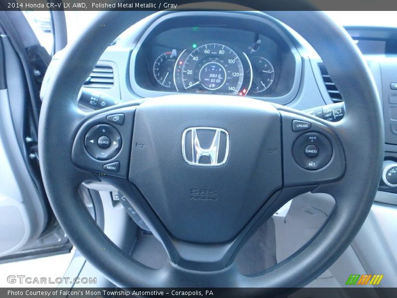 Polished Metal Metallic / Gray 2014 Honda CR-V LX AWD