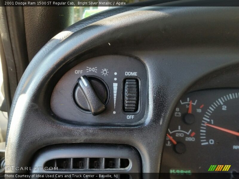 Bright Silver Metallic / Agate 2001 Dodge Ram 1500 ST Regular Cab