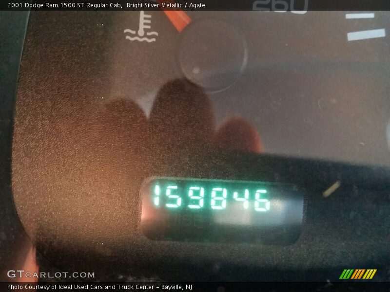 Bright Silver Metallic / Agate 2001 Dodge Ram 1500 ST Regular Cab