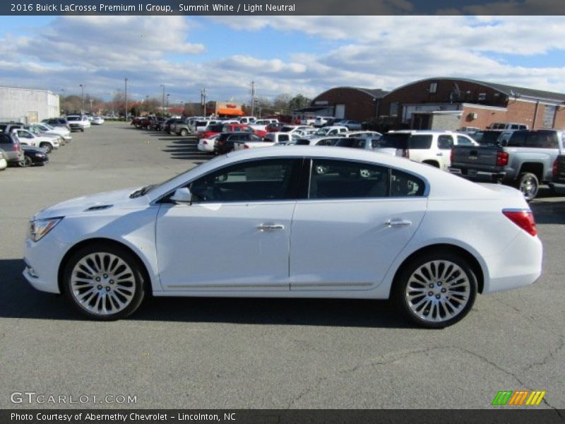 Summit White / Light Neutral 2016 Buick LaCrosse Premium II Group