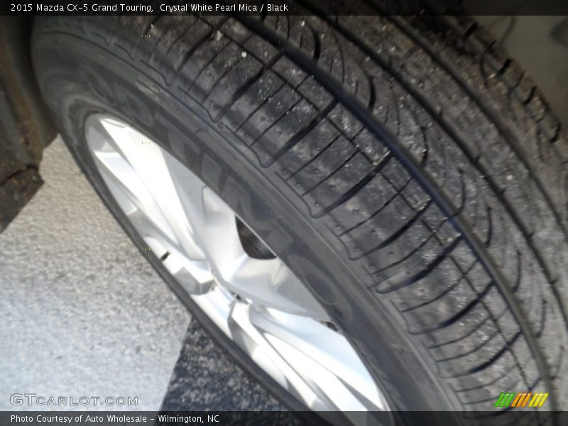 Crystal White Pearl Mica / Black 2015 Mazda CX-5 Grand Touring