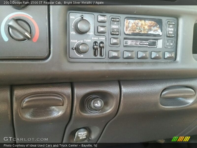 Bright Silver Metallic / Agate 2001 Dodge Ram 1500 ST Regular Cab