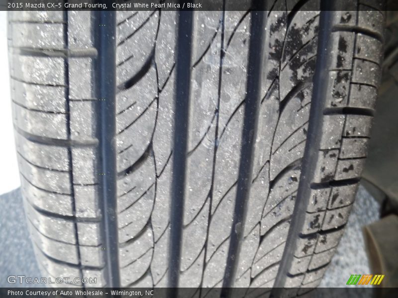 Crystal White Pearl Mica / Black 2015 Mazda CX-5 Grand Touring
