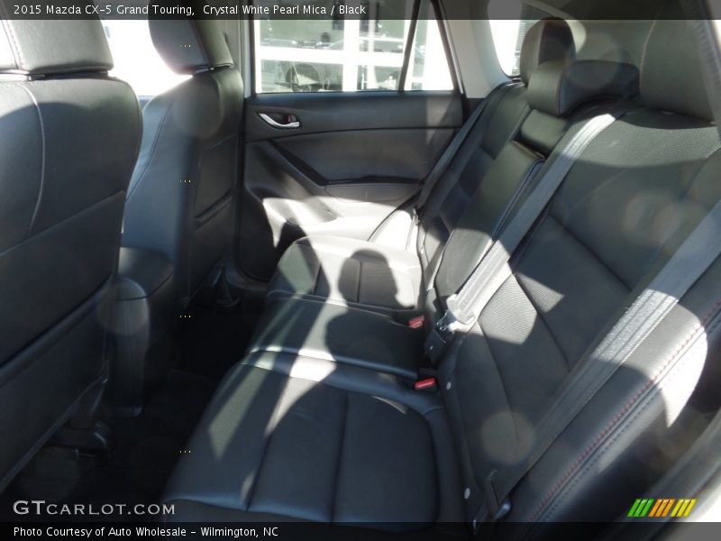 Crystal White Pearl Mica / Black 2015 Mazda CX-5 Grand Touring