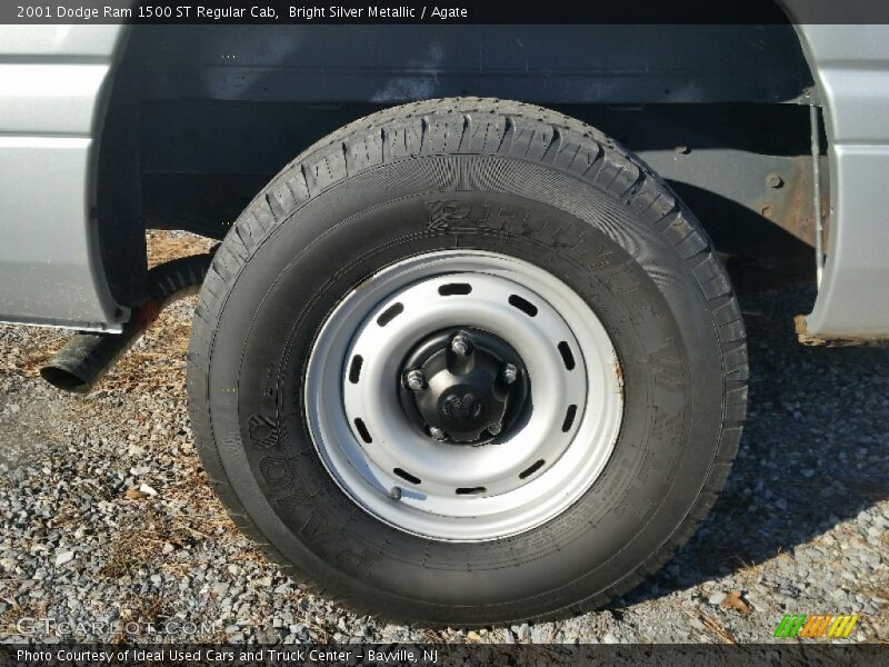 Bright Silver Metallic / Agate 2001 Dodge Ram 1500 ST Regular Cab
