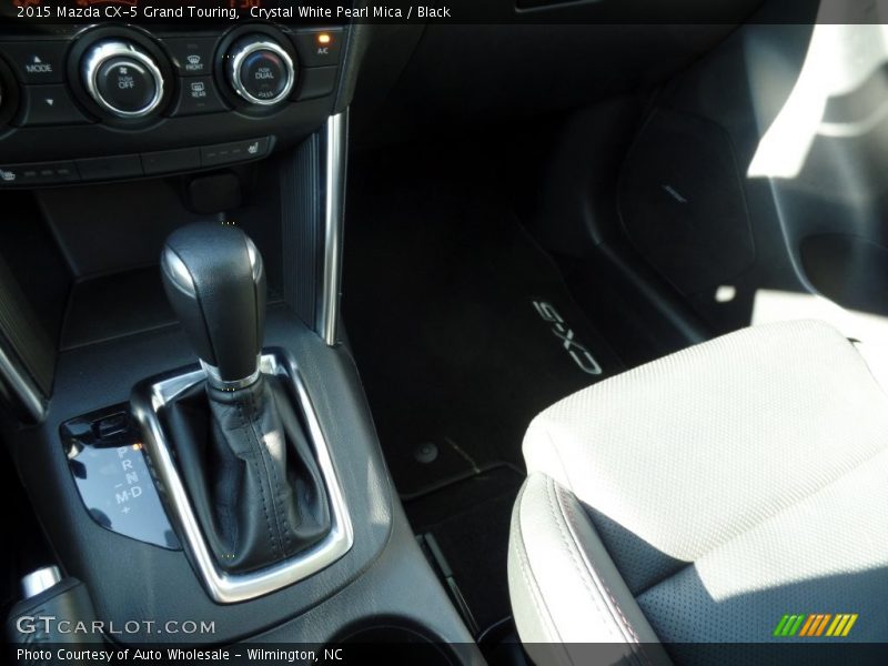 Crystal White Pearl Mica / Black 2015 Mazda CX-5 Grand Touring