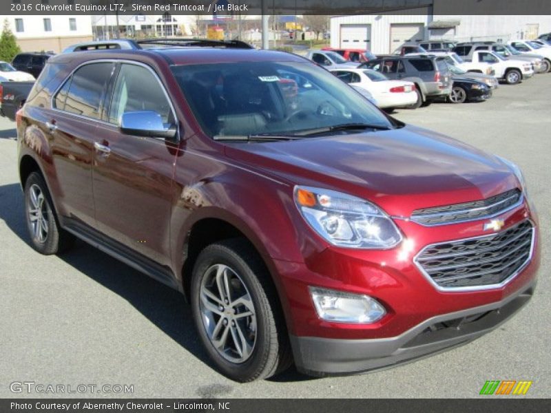 Siren Red Tintcoat / Jet Black 2016 Chevrolet Equinox LTZ