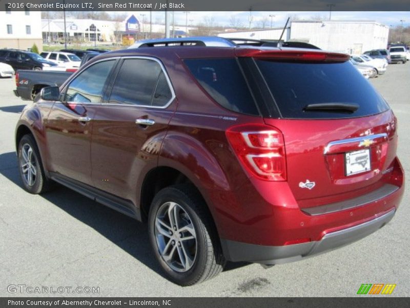 Siren Red Tintcoat / Jet Black 2016 Chevrolet Equinox LTZ