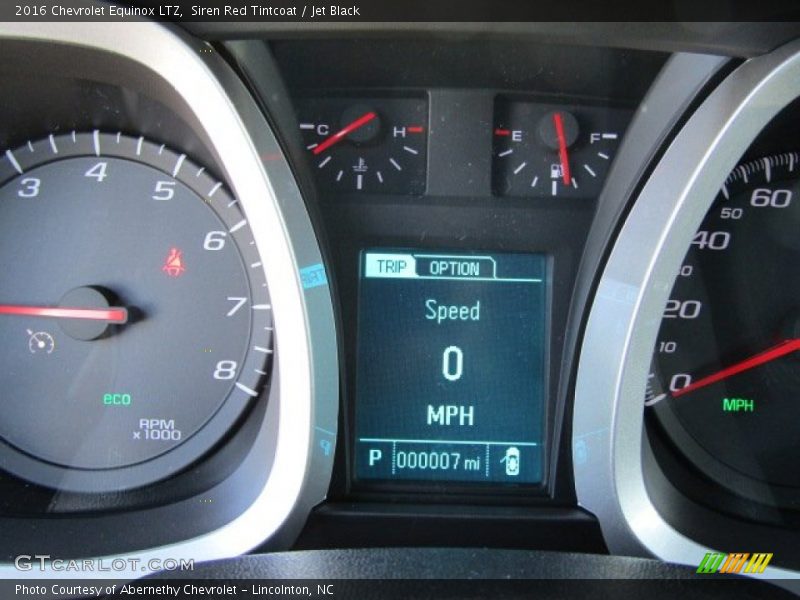 Siren Red Tintcoat / Jet Black 2016 Chevrolet Equinox LTZ