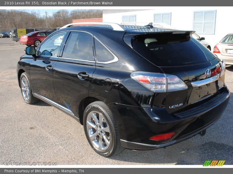 Obsidian Black / Parchment/Brown Walnut 2010 Lexus RX 350