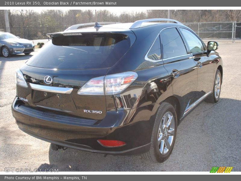 Obsidian Black / Parchment/Brown Walnut 2010 Lexus RX 350
