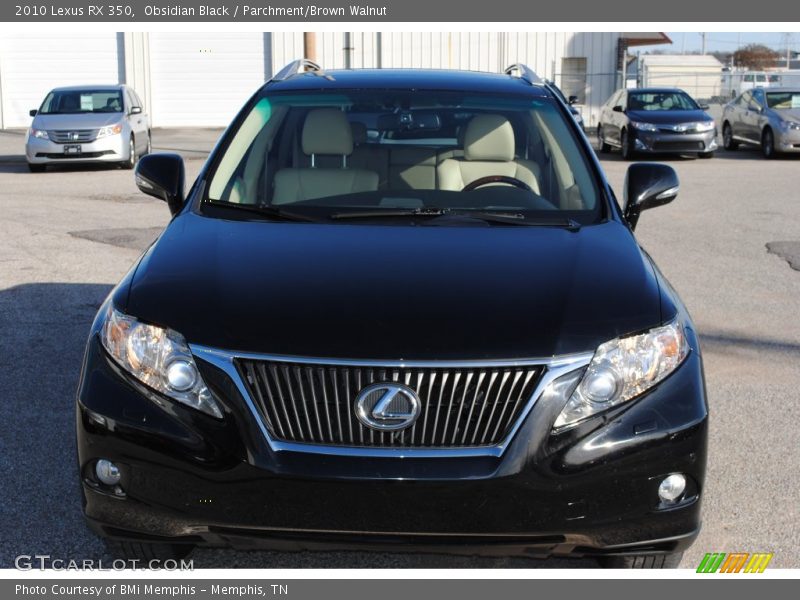 Obsidian Black / Parchment/Brown Walnut 2010 Lexus RX 350