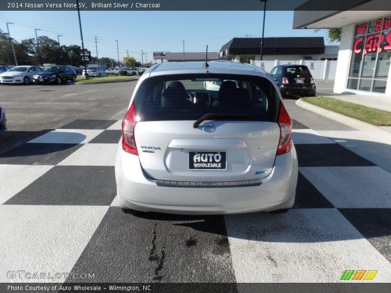 Brilliant Silver / Charcoal 2014 Nissan Versa Note SV