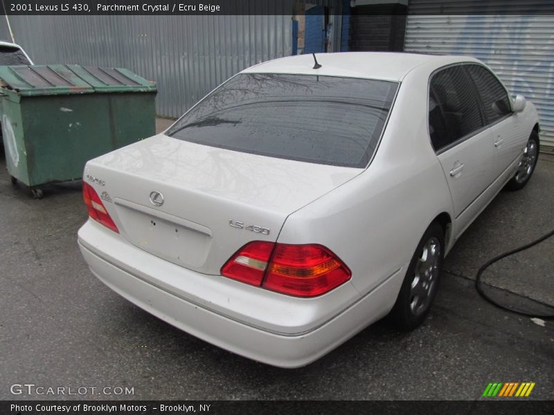 Parchment Crystal / Ecru Beige 2001 Lexus LS 430