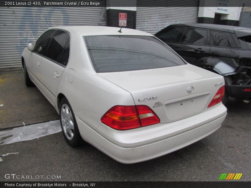 Parchment Crystal / Ecru Beige 2001 Lexus LS 430