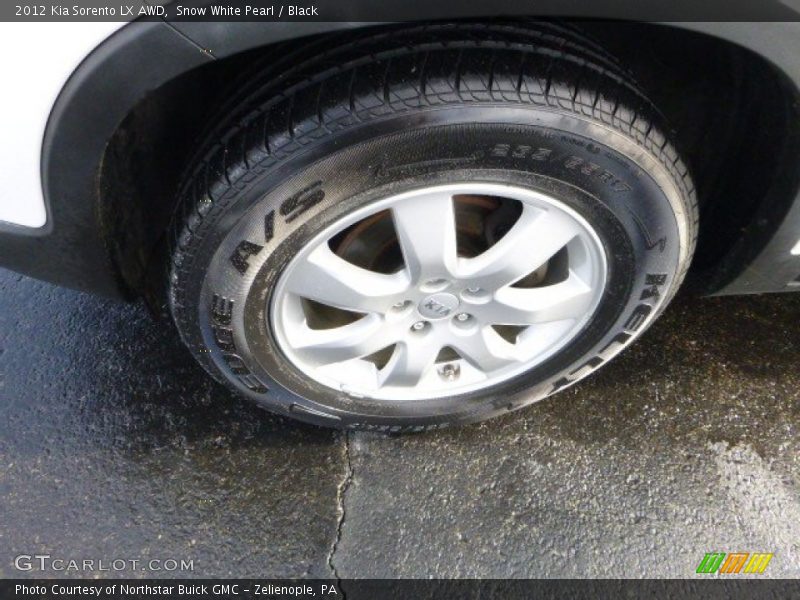Snow White Pearl / Black 2012 Kia Sorento LX AWD