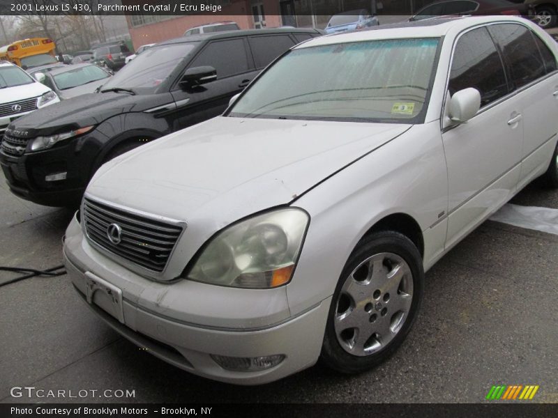 Parchment Crystal / Ecru Beige 2001 Lexus LS 430