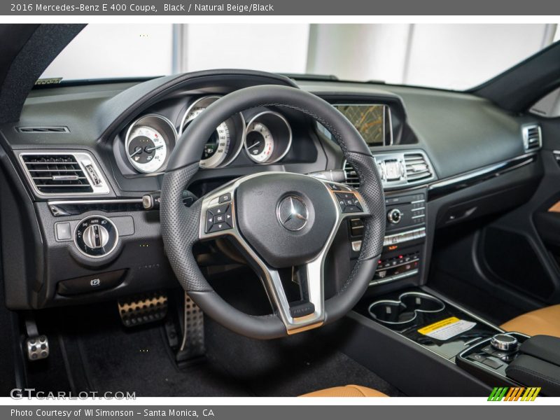 Black / Natural Beige/Black 2016 Mercedes-Benz E 400 Coupe