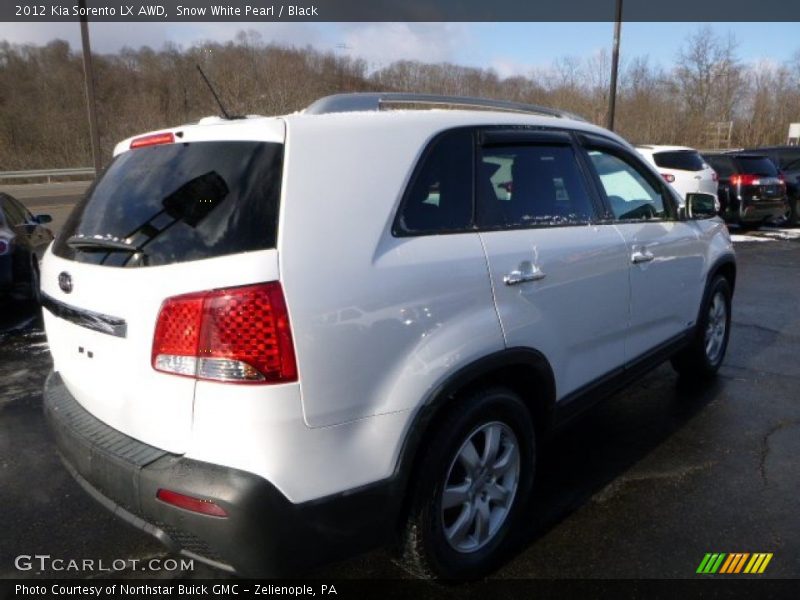 Snow White Pearl / Black 2012 Kia Sorento LX AWD