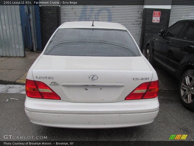 Parchment Crystal / Ecru Beige 2001 Lexus LS 430