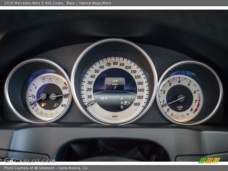 Black / Natural Beige/Black 2016 Mercedes-Benz E 400 Coupe