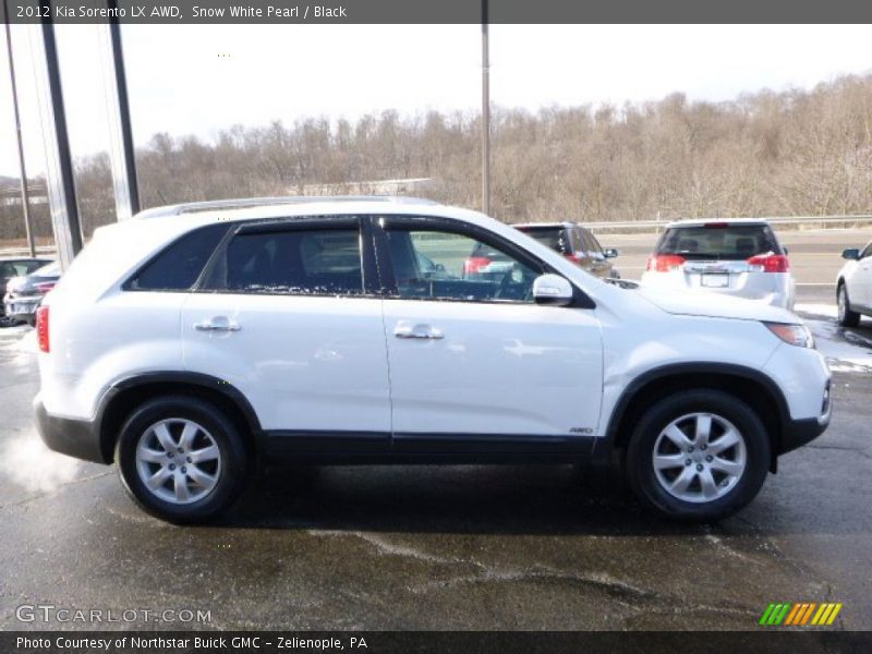 Snow White Pearl / Black 2012 Kia Sorento LX AWD