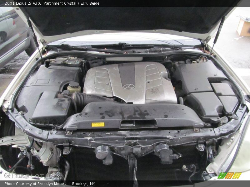 Parchment Crystal / Ecru Beige 2001 Lexus LS 430