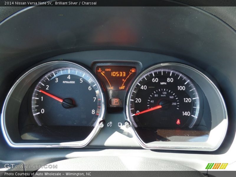 Brilliant Silver / Charcoal 2014 Nissan Versa Note SV