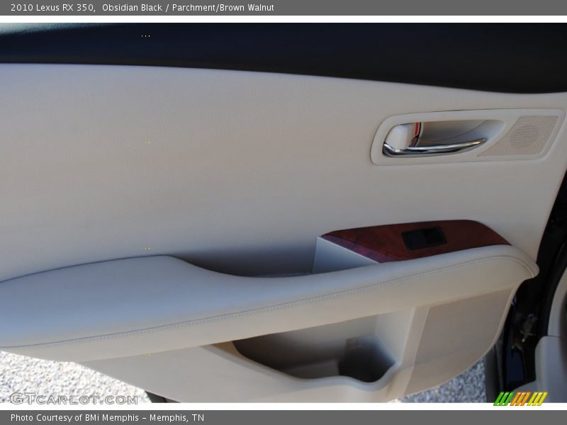Obsidian Black / Parchment/Brown Walnut 2010 Lexus RX 350
