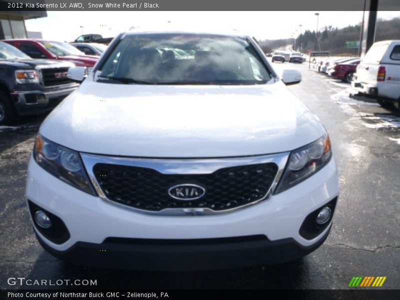 Snow White Pearl / Black 2012 Kia Sorento LX AWD
