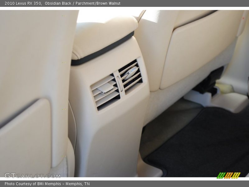 Obsidian Black / Parchment/Brown Walnut 2010 Lexus RX 350
