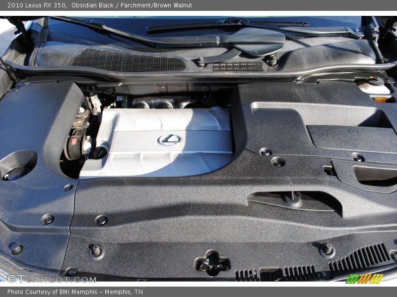 Obsidian Black / Parchment/Brown Walnut 2010 Lexus RX 350