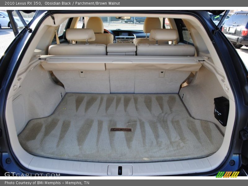 Obsidian Black / Parchment/Brown Walnut 2010 Lexus RX 350
