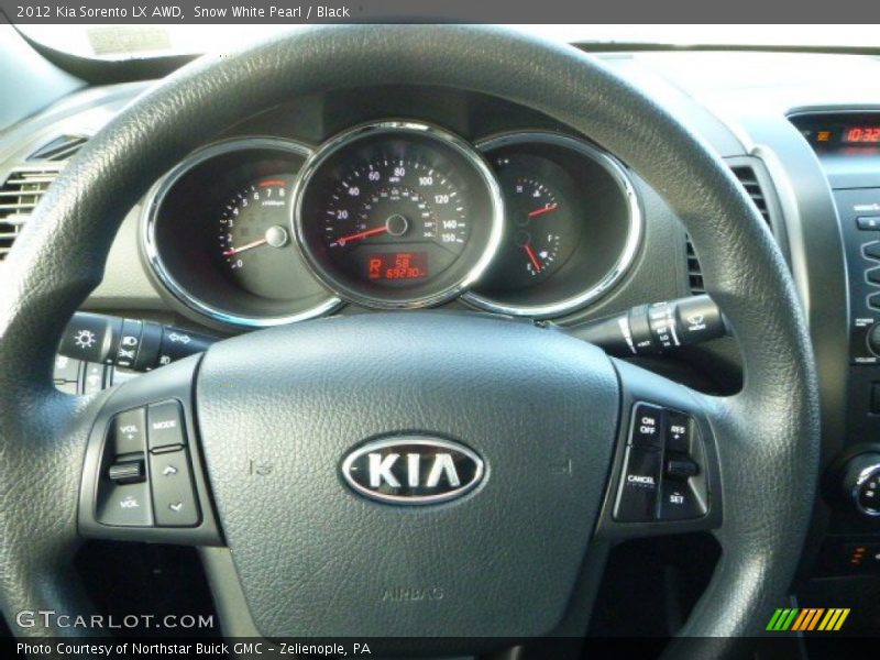 Snow White Pearl / Black 2012 Kia Sorento LX AWD