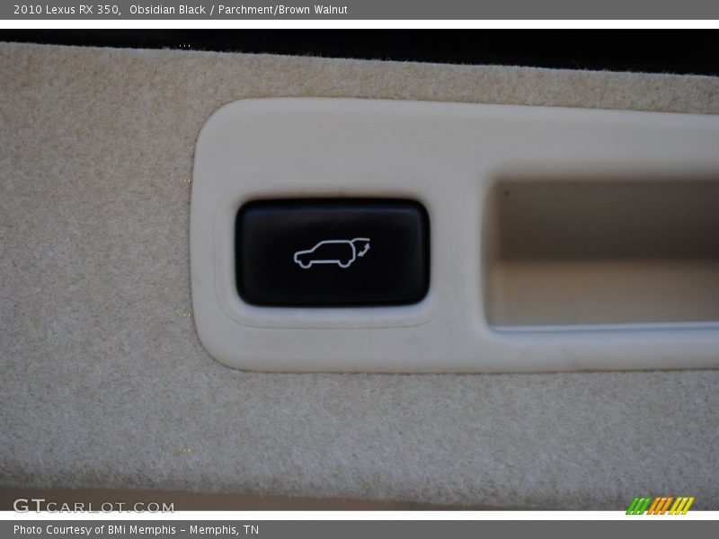 Obsidian Black / Parchment/Brown Walnut 2010 Lexus RX 350