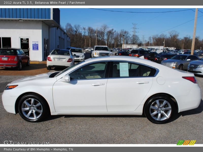 Bellanova White Pearl / Parchment 2012 Acura TL 3.5
