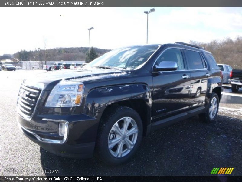Iridium Metallic / Jet Black 2016 GMC Terrain SLE AWD
