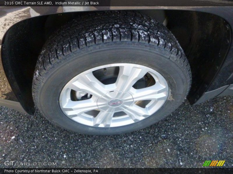 Iridium Metallic / Jet Black 2016 GMC Terrain SLE AWD