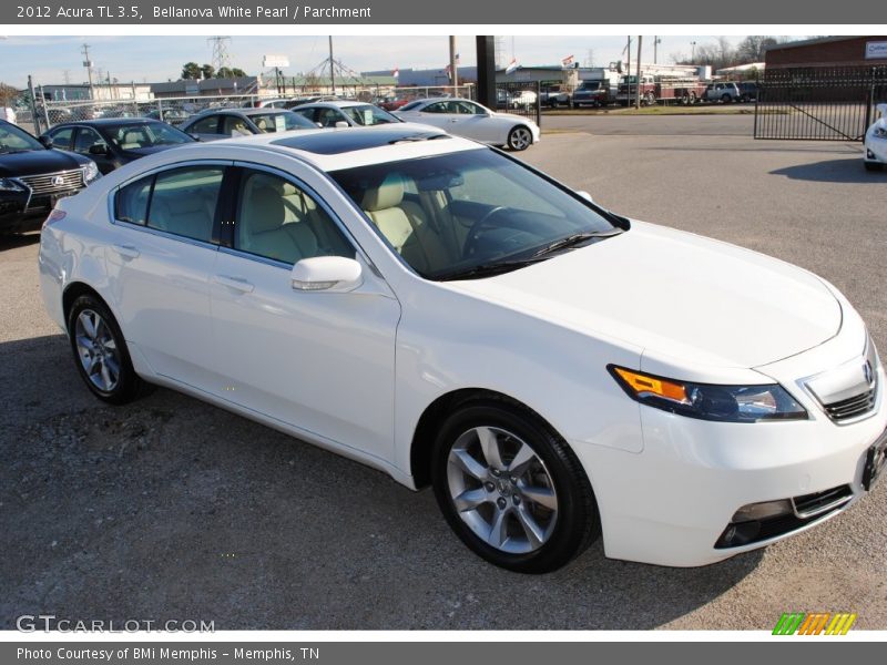 Bellanova White Pearl / Parchment 2012 Acura TL 3.5