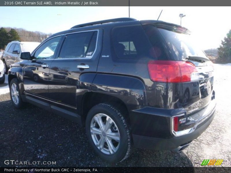 Iridium Metallic / Jet Black 2016 GMC Terrain SLE AWD