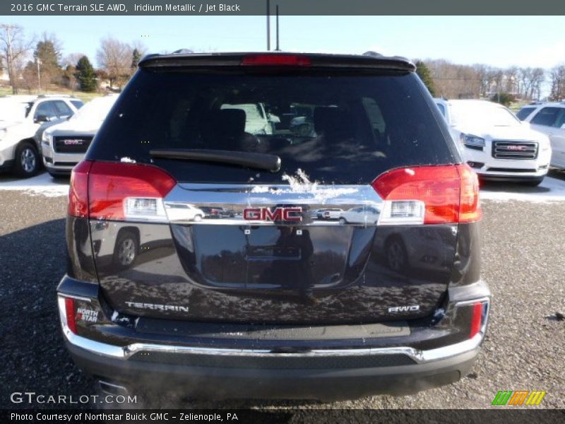 Iridium Metallic / Jet Black 2016 GMC Terrain SLE AWD