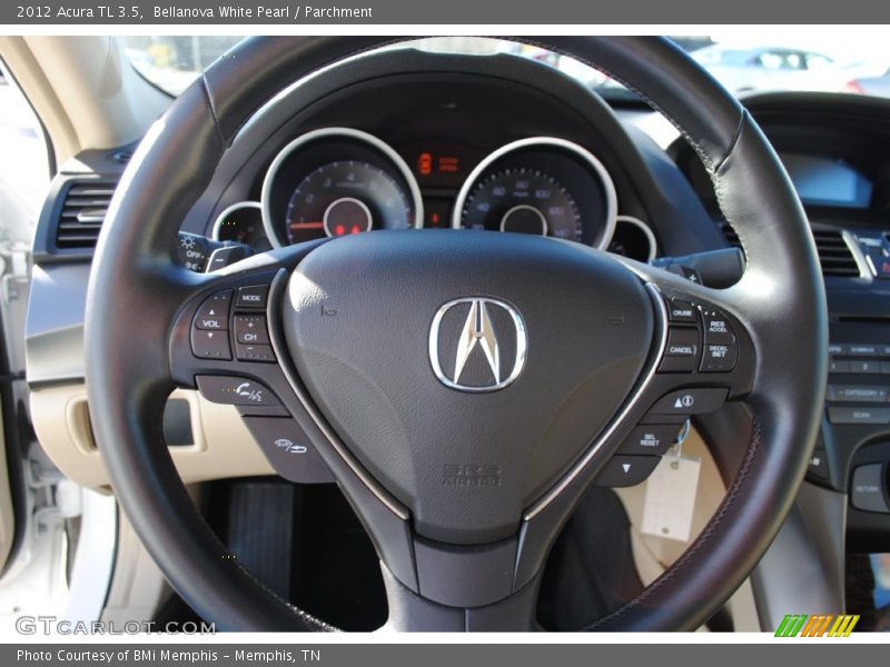 Bellanova White Pearl / Parchment 2012 Acura TL 3.5
