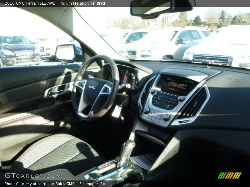 Iridium Metallic / Jet Black 2016 GMC Terrain SLE AWD