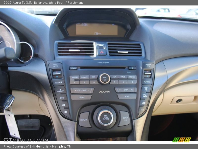 Bellanova White Pearl / Parchment 2012 Acura TL 3.5