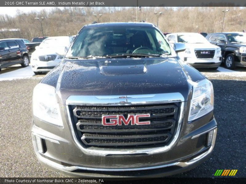 Iridium Metallic / Jet Black 2016 GMC Terrain SLE AWD