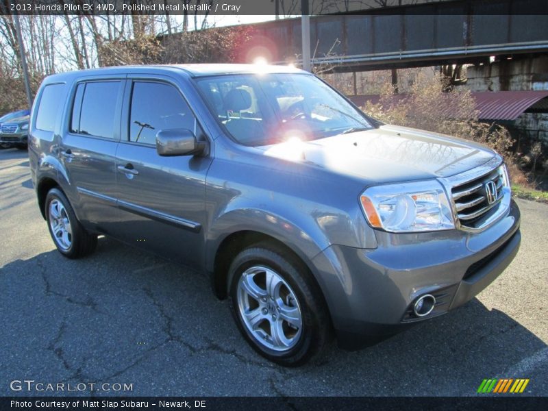 Polished Metal Metallic / Gray 2013 Honda Pilot EX 4WD