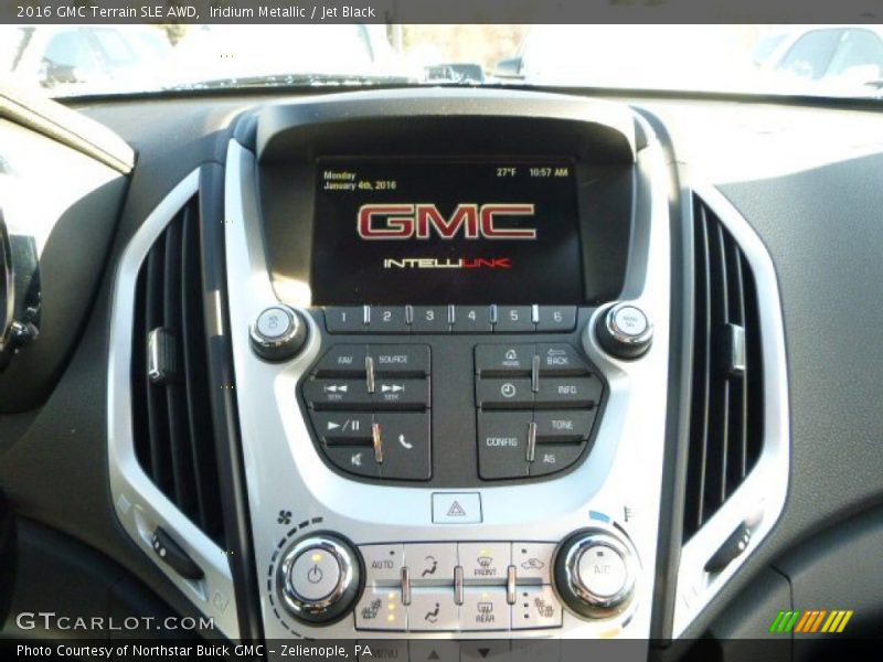 Iridium Metallic / Jet Black 2016 GMC Terrain SLE AWD
