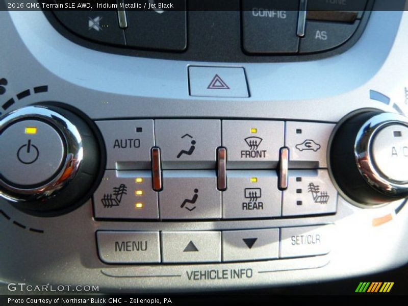 Iridium Metallic / Jet Black 2016 GMC Terrain SLE AWD
