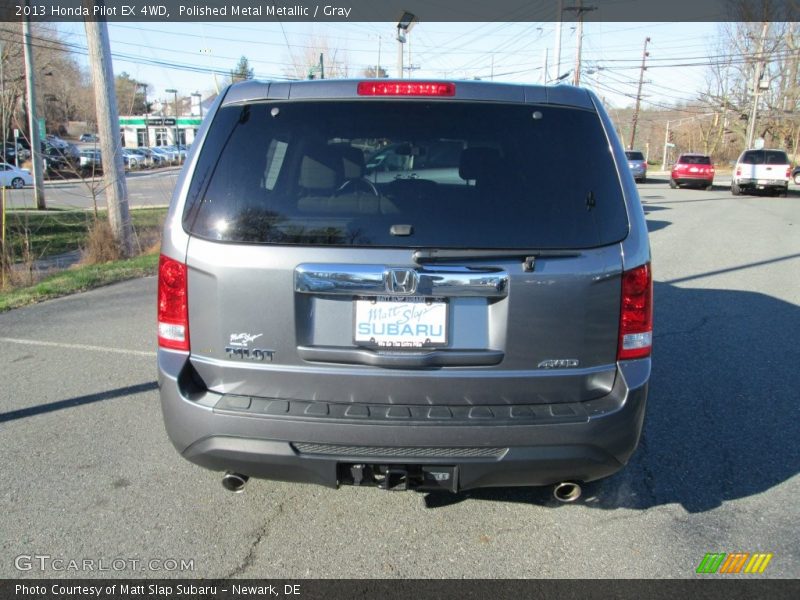 Polished Metal Metallic / Gray 2013 Honda Pilot EX 4WD