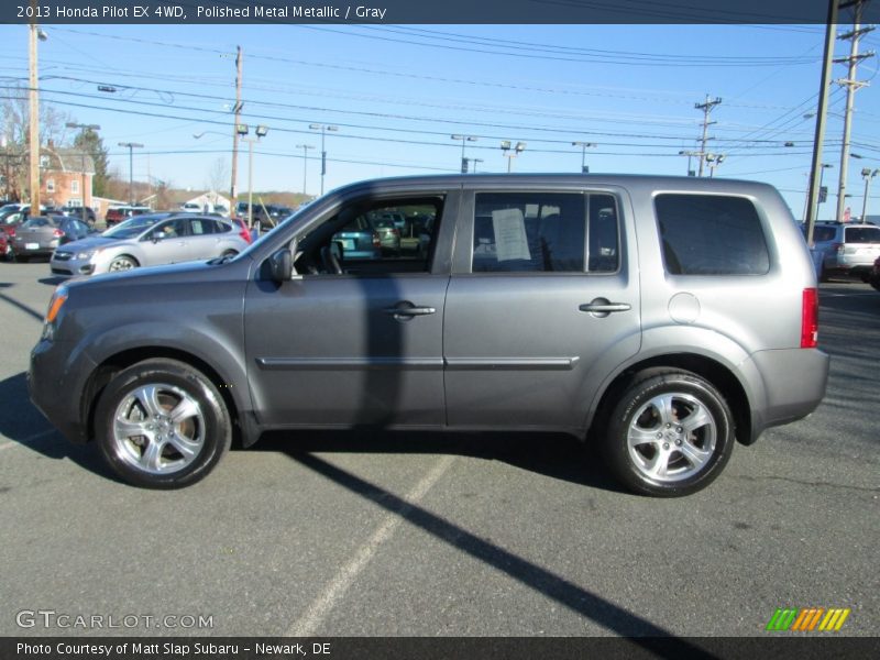 Polished Metal Metallic / Gray 2013 Honda Pilot EX 4WD